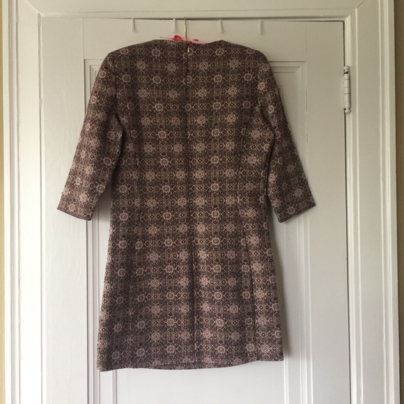 Mango MNG jacquard dress with padded shoulders - Picture 4 of 8